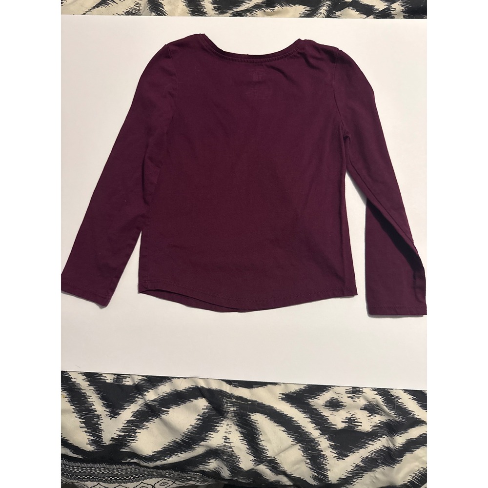 Jumping Beans Girls Maroon "Made of Magic" Sequin  Long Sleeve TShirt Size‎ 4 - Picture 3 of 4
